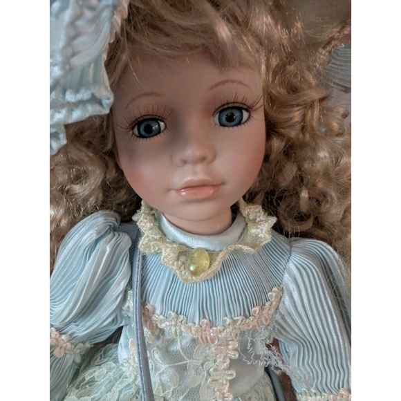 Springtime Porcelain Doll - Picture 2 of 8